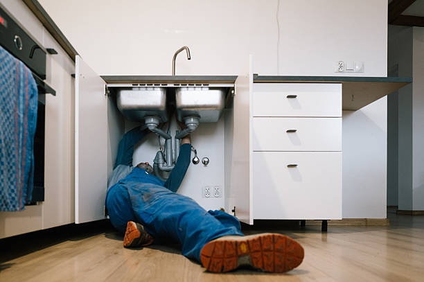 Professional Drain Cleaning technician working in Lynn, MA
